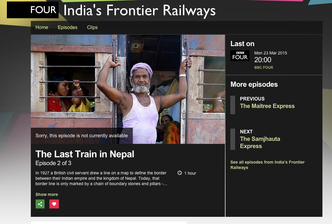India’s Frontier Railways: Last Train to Nepal